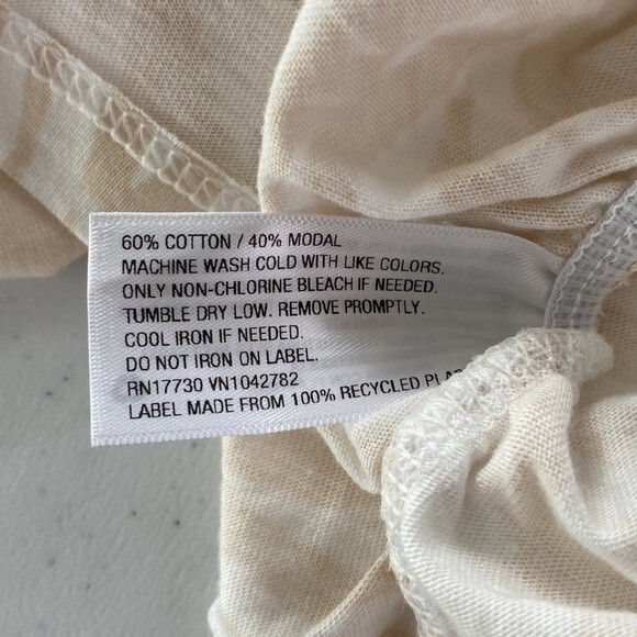 Isabel Maternity Zebra Print  Shirred V-Neck Short Sleeve Tee Top T-Shirt Beige - Picture 9 of 14